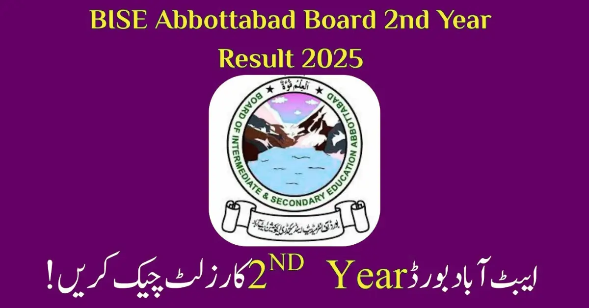 BISE Abbottabad Board 2nd Year Result 2025 – Check Online by Roll Number