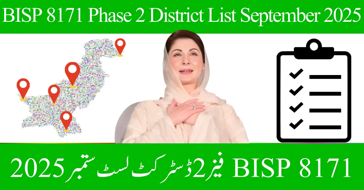 BISP 8171 Phase 2 District List September 2025
